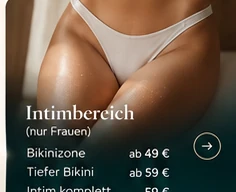 Beauty-Aufnahme Bikinizone