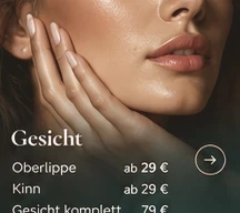 Beauty-Aufnahme Gesicht